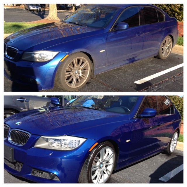 BMW 3 Series — exterior wash, decontamination and gloss restoration.